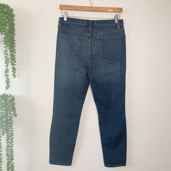 Free People Dark Wash Blue Stretch Denim Jeans Women's Size 29 - Picture 4 of 8